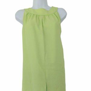 Lew Magram Pale Green Sleeveless Shift Dress Size 10